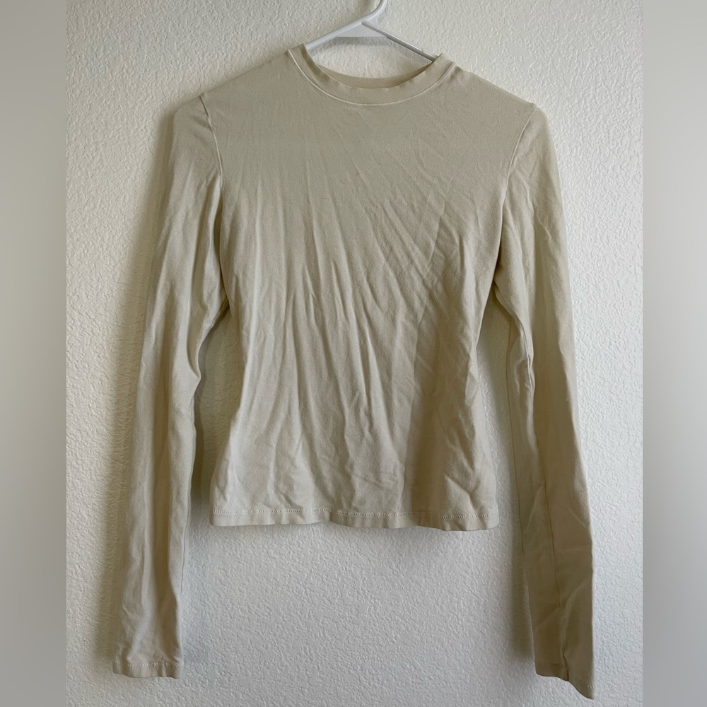 SKIMS Cotton Jersey Long Sleeve T-Shirt
